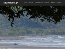 Tablet Screenshot of costaricasurfyoga.com